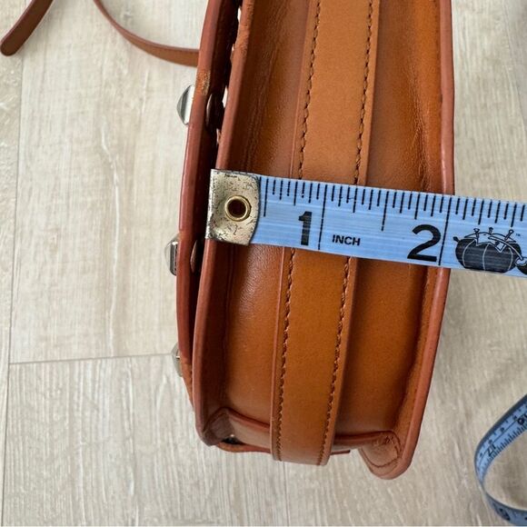 Rebecca Minkoff Skylar Woven Leather Crossbody Bag Tan - Picture 6 of 16